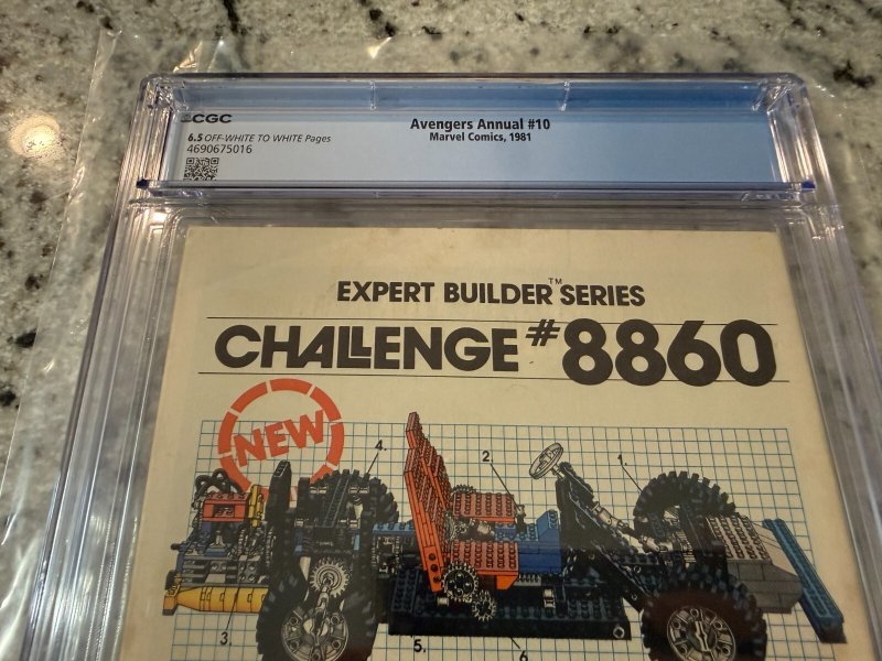 Avengers Annual # 10 CGC Graded 6.5 Marvel Comic Book 1st Rogue Appearance JH24