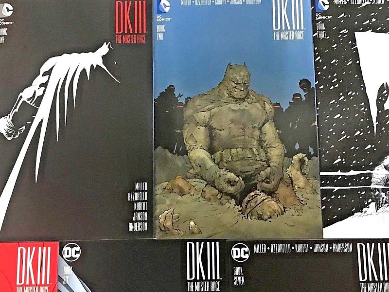 DARK KNIGHT III THE MASTER RACE#1-9 NM LOT 2017 FRANK MILLER DC COMICS