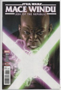 STAR WARS MACE WINDU #4, NM, 2017, Samuel Jackson, Light Saber, Jedi