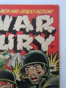 War Fury #3 Don Heck Cover 1953 Golden Age Comic Media VG