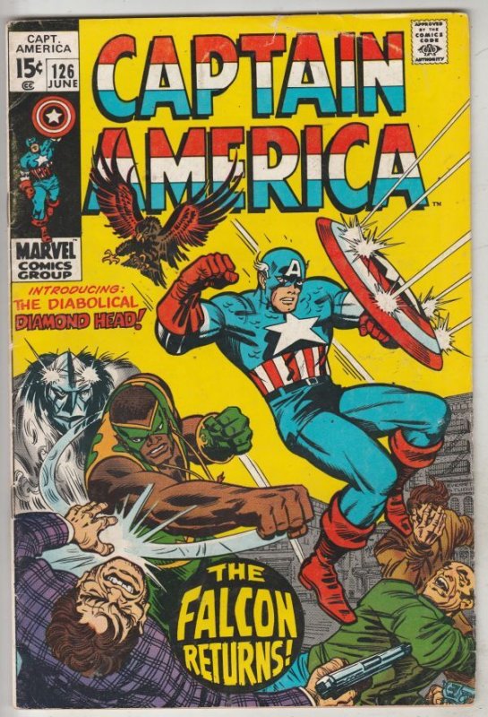 Captain America #126 (Jun-70)  High-Grade Captain America