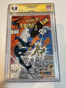 Web Of Spider-Man (1988) # 36 (CGC 9.8 SS) Signed Remark (Spider-Man) Saviuk