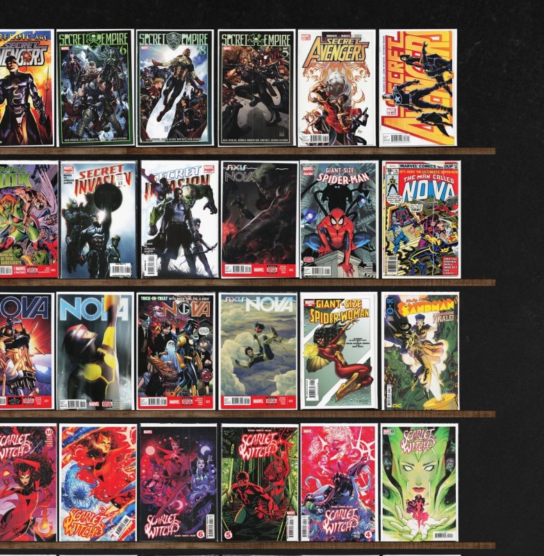 Huge Lot 140+ Comics with Nova, Secret Avengers, Secret Origins & More!