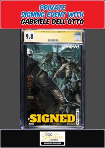 BATMAN #161 CGC SS PRIVATE SIGNING GABRIELE DELL'OTTO SIGNED PRESALE
