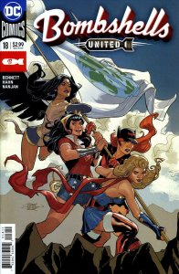 Bombshells: United #18 VF/NM ; DC | Iwo Jima Tribute Cover