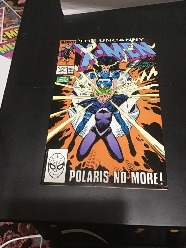 The Uncanny X-Men #250 (1989) Iris no more! High-grade! VF/NM Wow