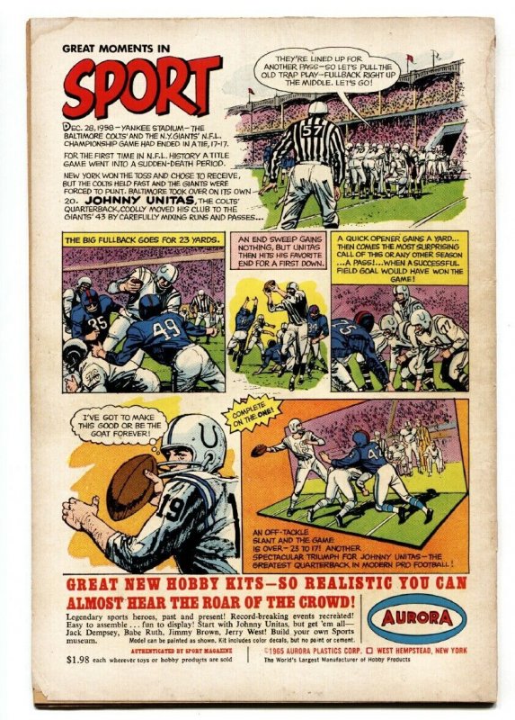 ADVENTURE COMICS #339 comic book 1965-DC COMICS-BOXING COVER-LEGION VG+