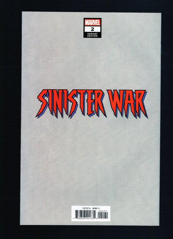 Sinister War #2 - David Baldeon Handbook Variant Cover Art. (9.2) 2021