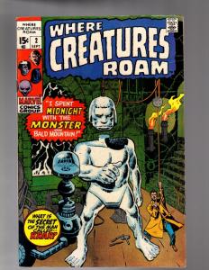 WHERE CREATURES ROAM 2 GOOD-VERY GOOD  September 1970