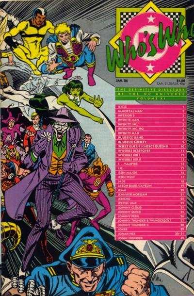 Who's Who: The Definitive Directory of the DC Universe   #11, VF+ (Stock...