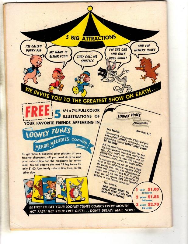 Looney Tunes # 108 FN 1950 Dell Golden Age Comic Book Elmer Fudd Bugs Bunny JL3