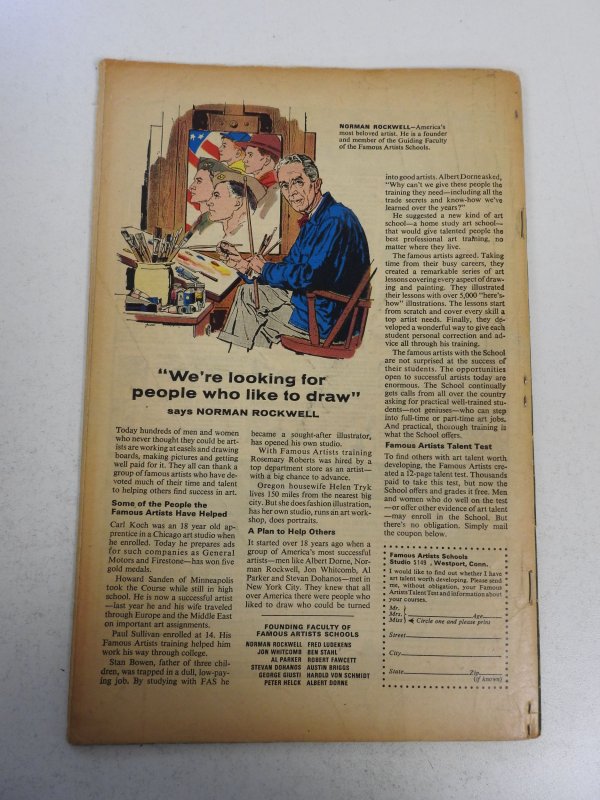 Fantastic Four #57 (1966) GD Condition moisture stains, 3 extra staples added