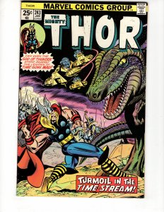 Thor #243 TURMOIL IN THE TIME-STRAM! Bronze Age Marvel !!!