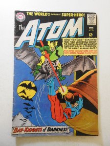 The Atom #22 (1966) GD/VG Condition sticker interior fc, moisture damage