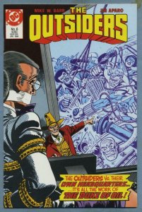 THE OUTSIDERS #6, VF/NM, Mike Barr, Jim Aparo, DC, 1985 1986, more DC in store