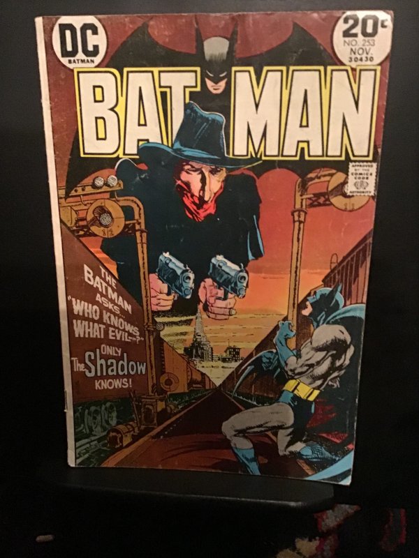 Batman #253 (1973) Wow! The Shadow, Kalutta cover key! Mid-grade  FN