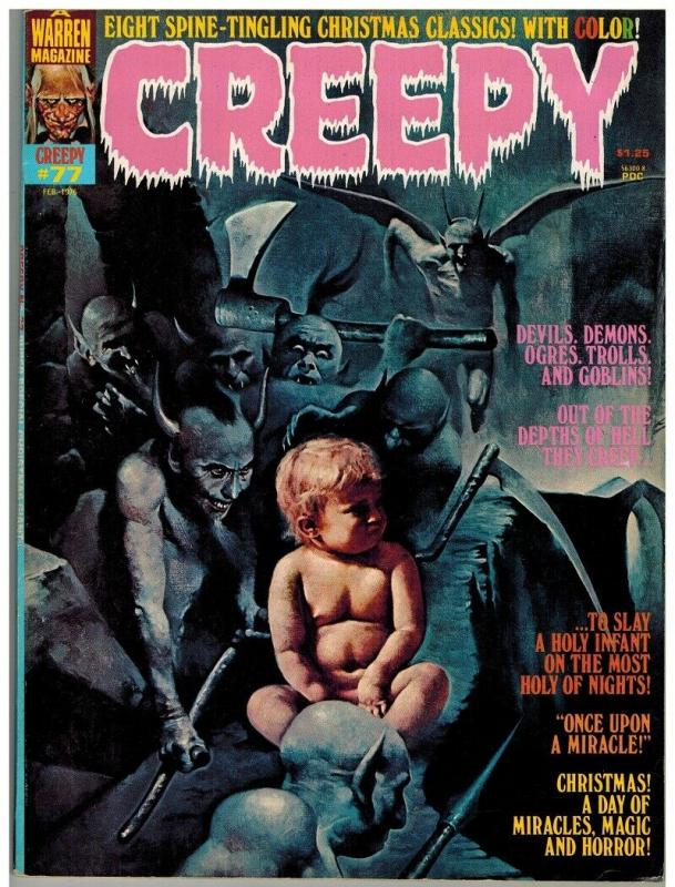 CREEPY 77 FN+ Feb. 1976 ( 1.25 cvrpr)