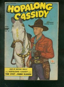 HOPALONG CASSIDY #18 1948-FAWCETT WESTERN-BILL BOYD CVR VG