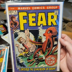 Marvel Comics FEAR #9 FN+ 1972 Bronze Age Horror