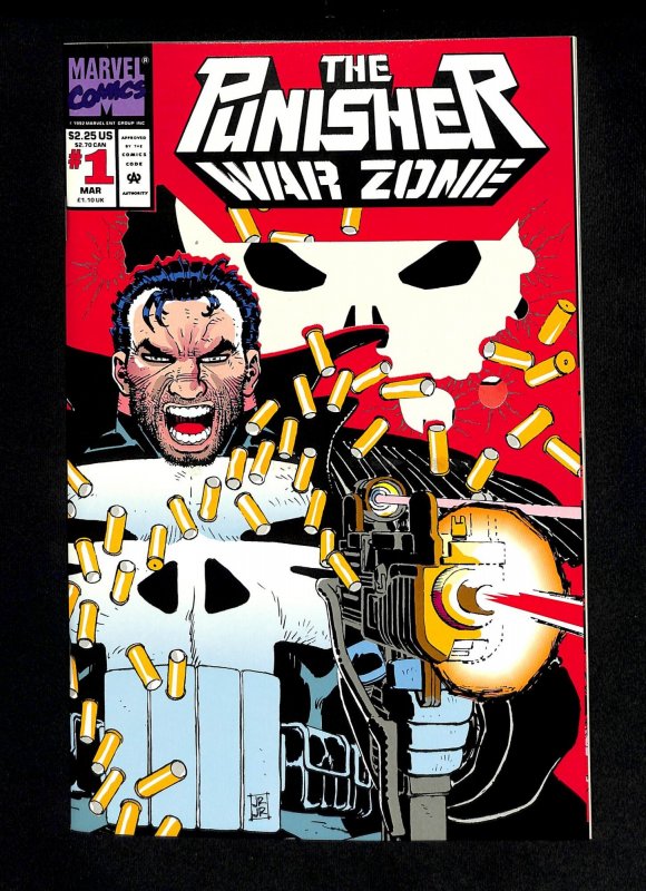 Punisher: War Zone #1 Die-Cut Wraparound Cover!