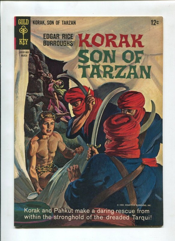 KORAK SON OF TARZAN #7 1965-GOLD KEY-RUSS MANNING-FN