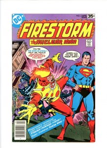 Firestorm #2  1978  F  First Appearance of Multiplex!  Superman Guest Stars!