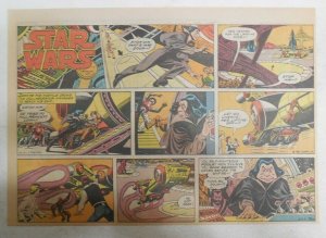 Star Wars Sunday Page #64 by Russ Manning from 5/25/1980 Large Half Page Size!