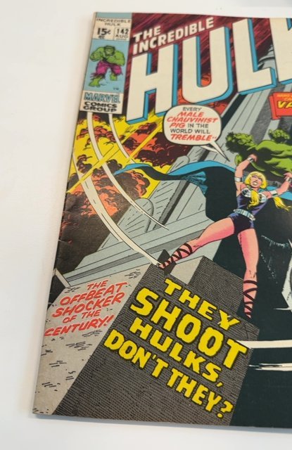 The Incredible Hulk #142 (1971) 1st Appearance of Valkyrie, See description