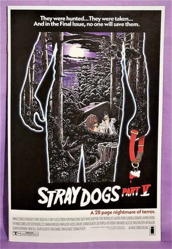 Trish Forstner STRAY DOGS #1 - 5 Horror Movie Homage Covers (Image, 2021)!