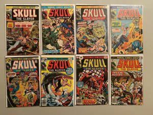 Skull the Slayer set #1-8 4.0 VG (1975)