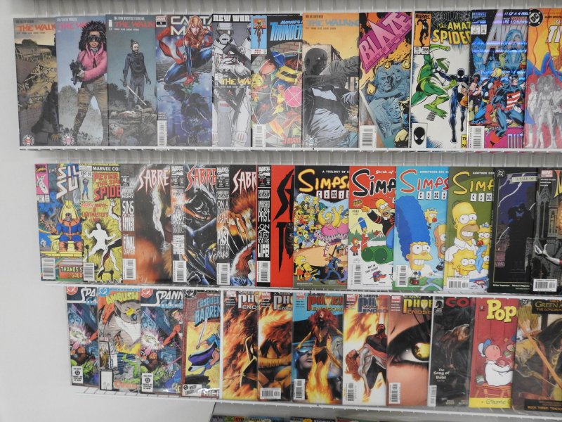 Huge Lot of 190 Comics W/ X-Men, Thor, Wonder Woman Avg. VF- Condition!