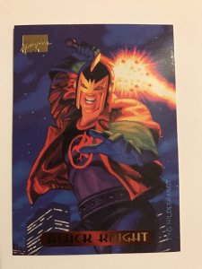 BLACK KNIGHT #7 card : 1994 Marvel Masterpieces, NM; Hilderbrandt art