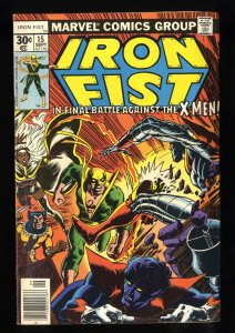 Iron Fist #15 VG/FN 5.0 X-Men Appearance!