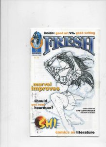 FRESH #1, VF, Ashcan Size publication, SHI, William Tucci, Orca, 2000, rare HTF