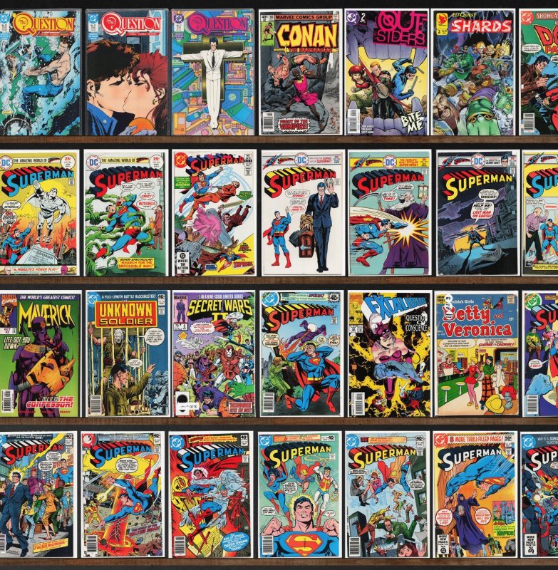 Huge Lot 140+ Comics with Superman, The Amazing Spider-Man & More!
