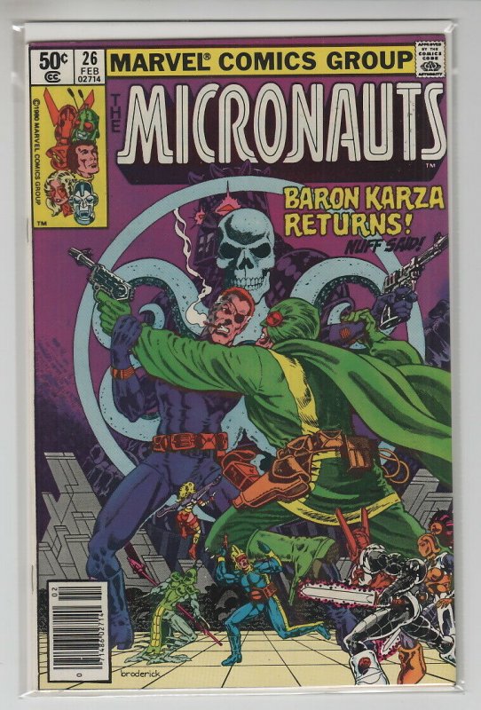 MICRONAUTS (1979 MARVEL) #26 FN+ A67824