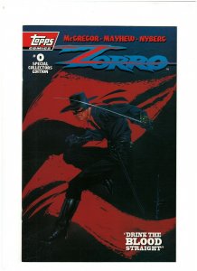 Zorro #0 VF/NM 9.0 Topps Comics 1993 Mike Mayhew 