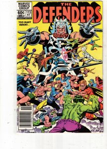 The Defenders #113 1982VF/NM PRICE DROP! Ton Of Heroes Overmind Squadron Supreme