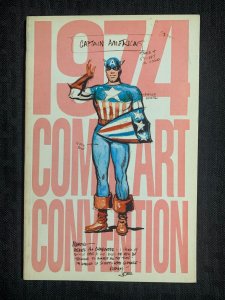 1974 COMIC ART CONVENTION Program FN+ 6.5 Frank Robbins / Will Eisner / Joe Simo