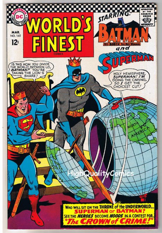 WORLD'S FINEST #165, VF-, Batman, Superman, Robin, 1941, more in store