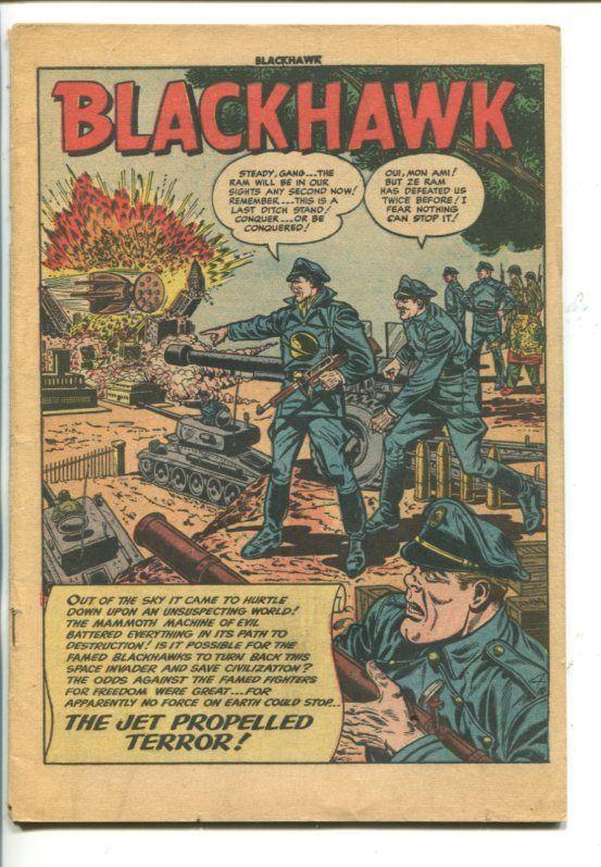 BLACKHAWK #77-1954-QUALITY-JET PROPELLED TERROR-fr