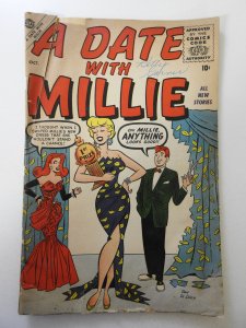A Date with Millie #1 (1956) FR Condition see description