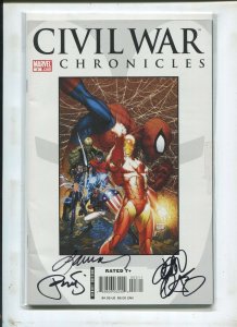 CIVIL WAR CHRONICLES #3 AUTOGRAPHED BY STEIGERWALD MARTIN AND LUCAS
