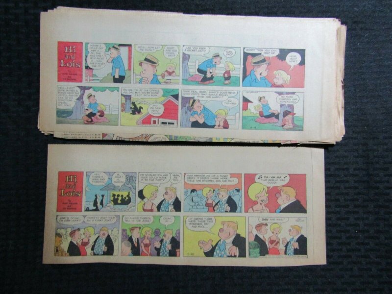 1966 Hi And Lois Browne And Walker 15x6 Newspaper Comic Strip Lot G Of 12 Vgvg Comic Books 2275