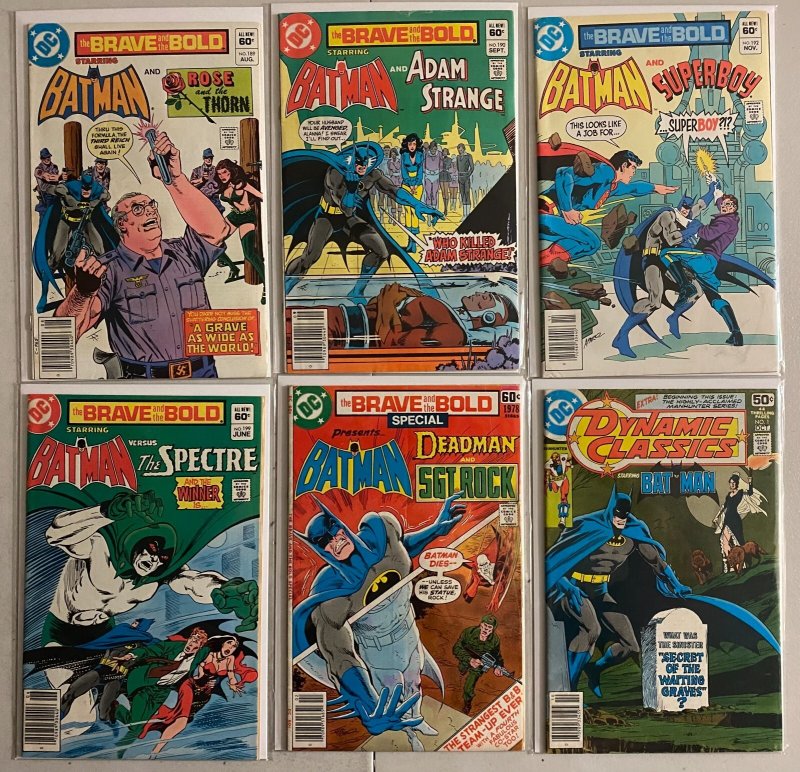 Brave Bold run #119-199 + 2 Specials DC 1st Ser (5.0) 30 diff books (1975-'83)