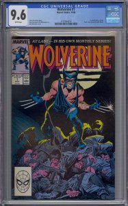 WOLVERINE #1 CGC 9.6 1ST PATCH JOHN BUSCEMA WHITE PAGES