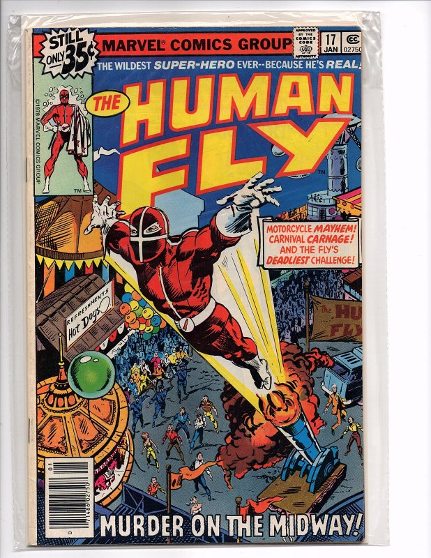 Marvel Comics The Human Fly #17  Ace Intro Buddy Intro Rachel Intro