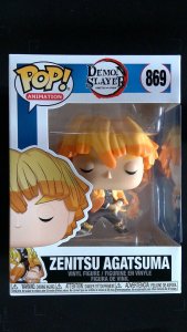 Funko Pop! Demon Slayer Zenitsu Agatsuma #869 Vinyl Fig 