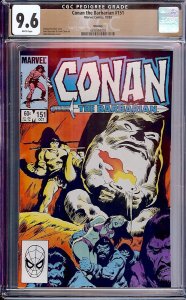 Conan the Barbarian #151 (Marvel, 1983) CGC 9.6