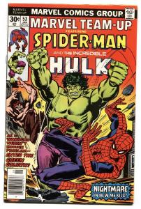 Marvel Team-up #53 first John Byrne X-Men art. 1976 vf+